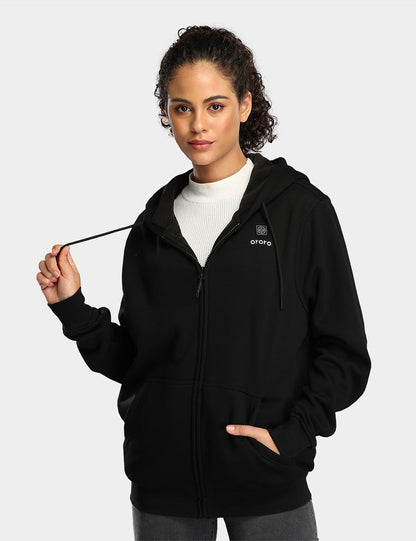 (Open-Box) Unisex Heated Fleece Hoodie (Battery Set Not Included)