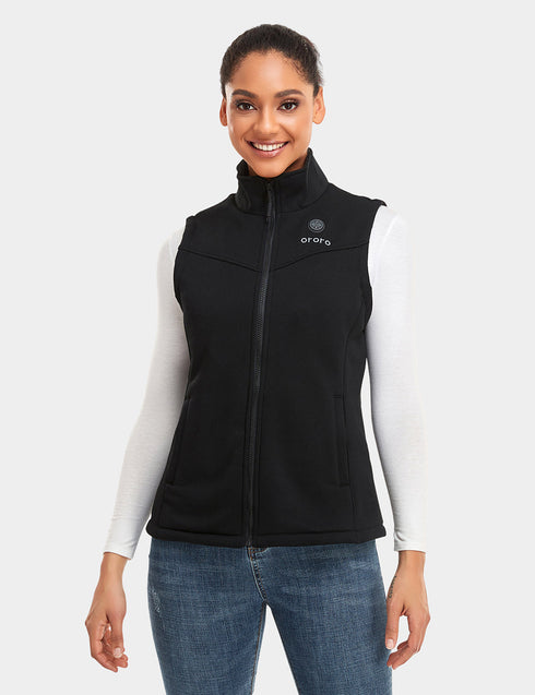 Women's Heated Fleece Vest view 1