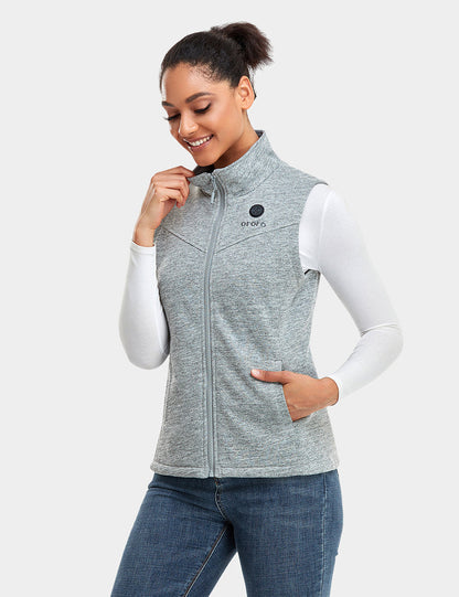 (Open-box) Women's Heated Fleece Vest (Battery Set Not Included)