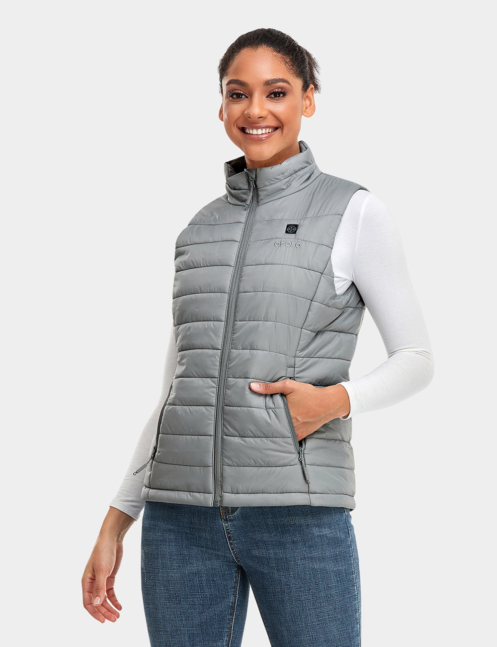 Womans heated vest top