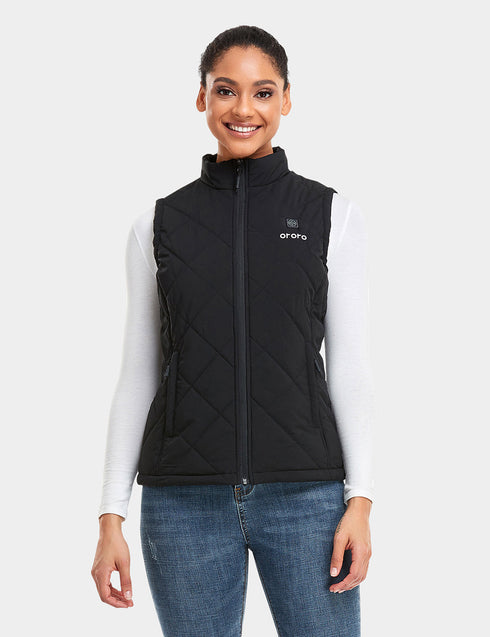 Women's Heated Quilted Vest view 1