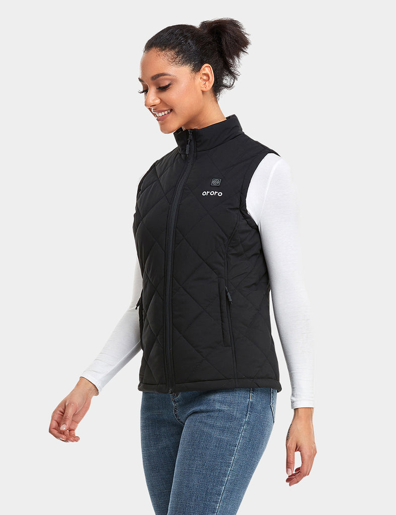 (Open-box) Women's Heated Quilted Vest (Battery Set Not Included)