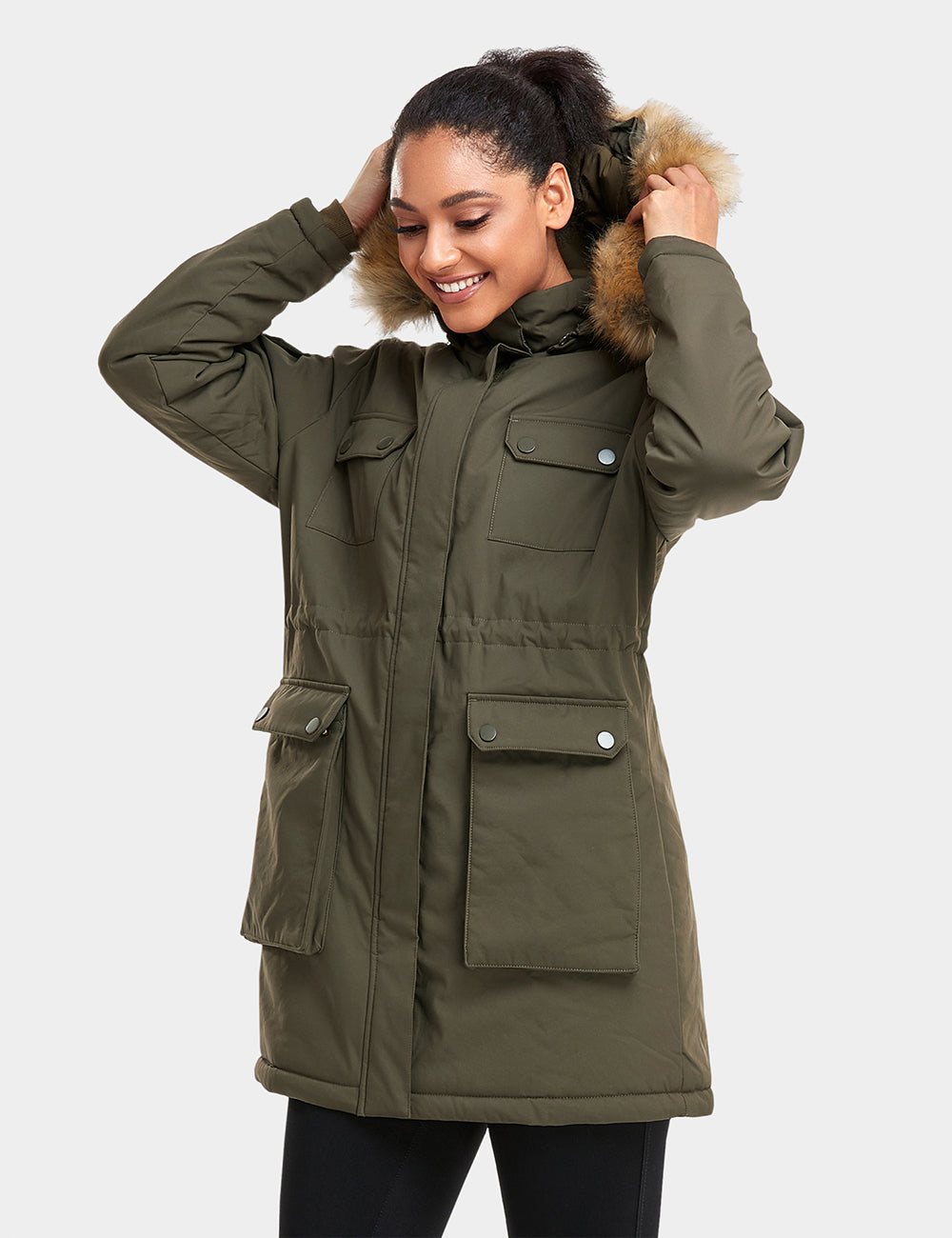 Women's Heated Thermolite® Parka (4 Heating Zones) 