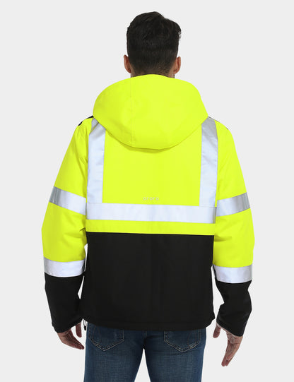 Men's Heated High-Visibility Work Jacket