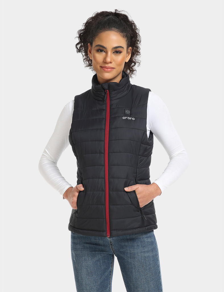 Heated vest men with bluetooth cable