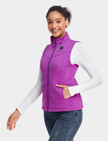 (Open-box) Women's Heated Fleece Vest (Battery Set Not Included)