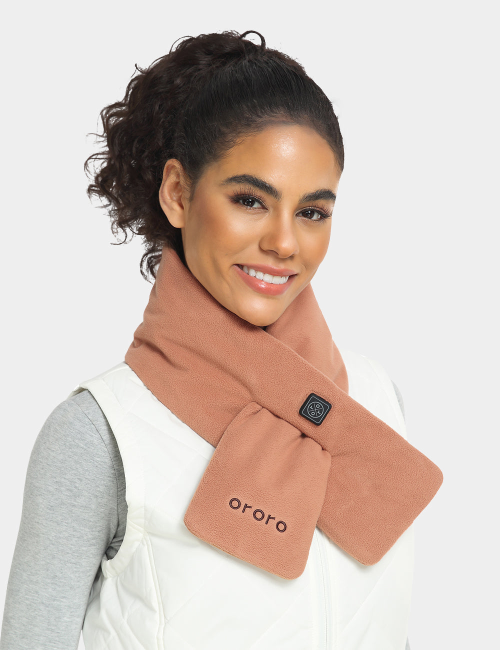 Final Sale - Unisex Heated Scarf 2.0 - Khaki