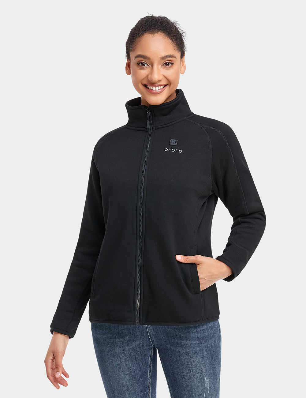 Women's Heated Full-Zip Fleece Jacket