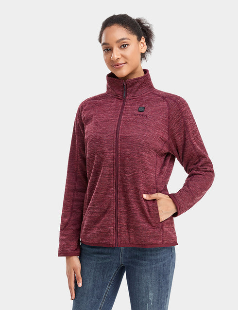 Women's Heated Full-Zip Fleece Jacket view 1