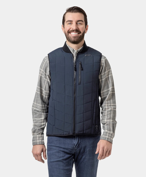 Men's 5-Zone Insulated Heated Bomber Vest ,view 1