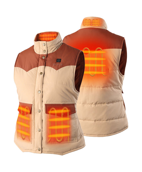 4 Heating Zones (L&R Pocket, Collar, Mid-back)