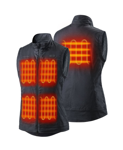 5 Heating Zones (L&R Chests, L&R Pockets, Mid-Back)