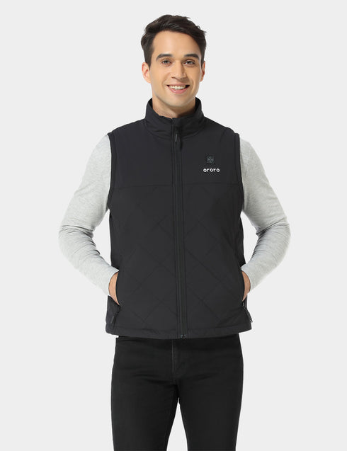 Men's Heated Quilted Vest view 1