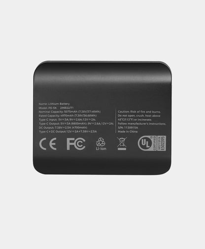 PD 5K Rechargeable Battery (5075 mAh, with USB-C Port)