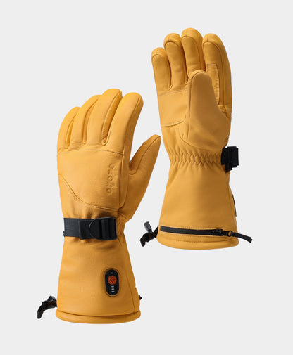 Boise Unisex Heated Full Leather Gloves