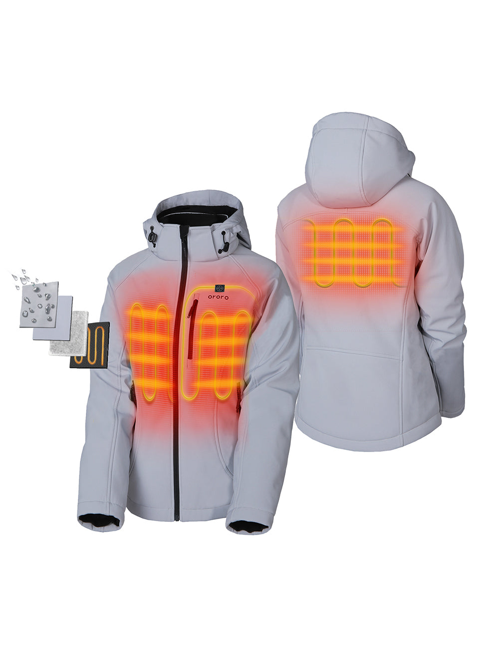 ororo Battery Heated Women s Heated Jacket New Color