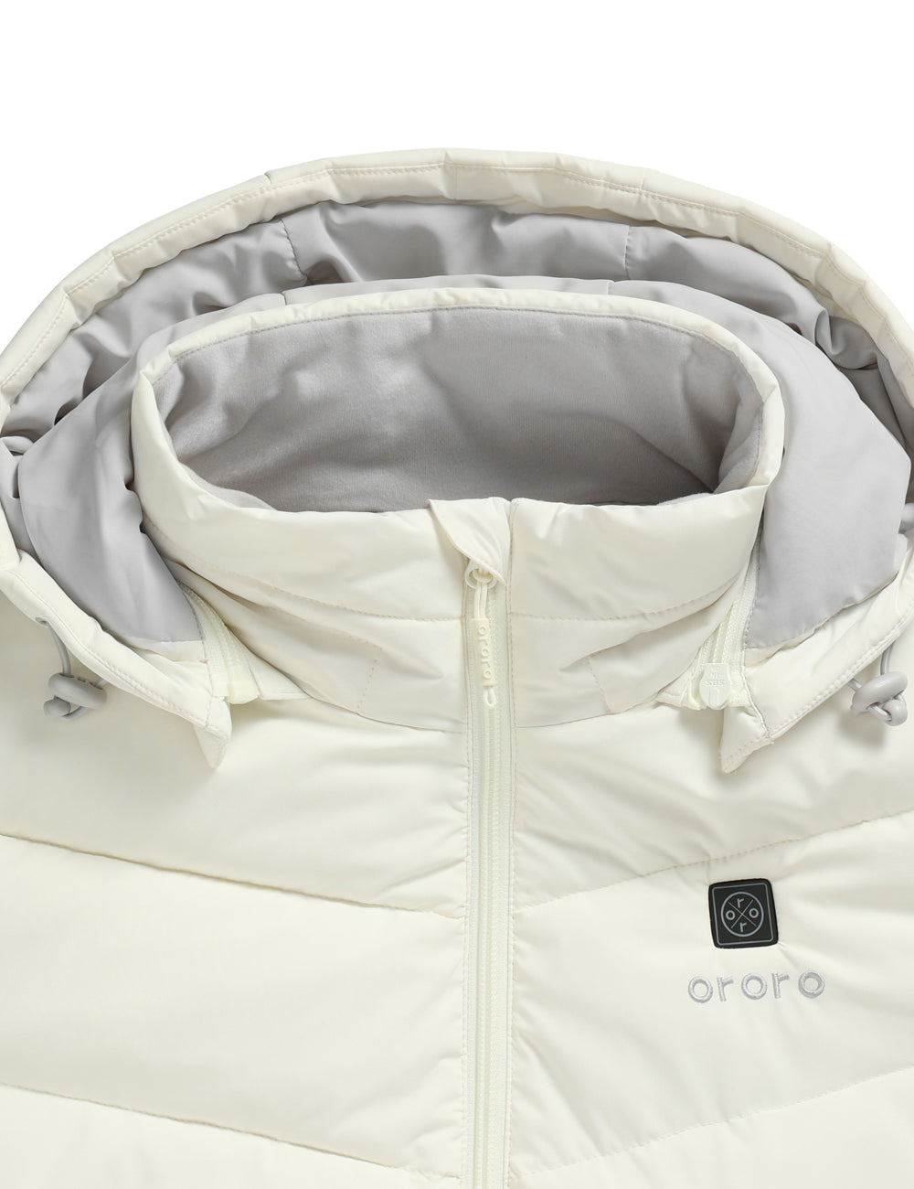 Detachable Hood - Milk White