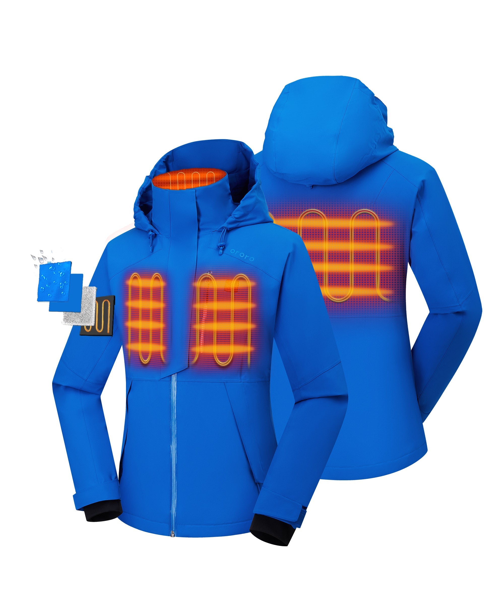 Heated Ski jacket hotsell new