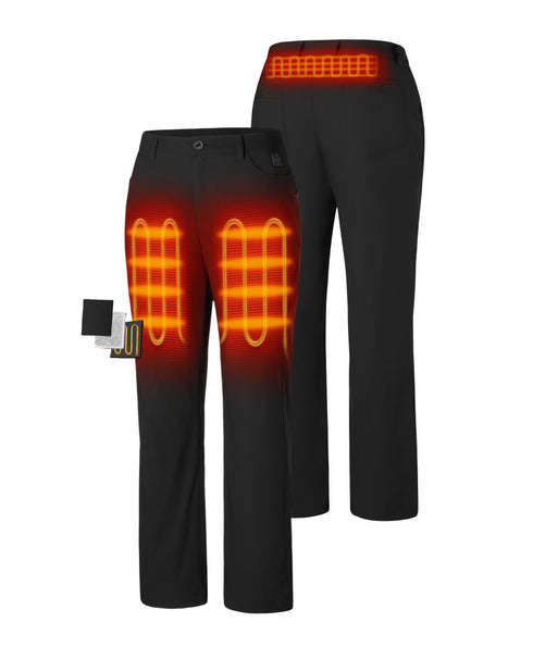 3 Heating Zones (L&R Thighs, Lower Back)