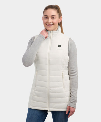 Tribeca Women's Heated Long Puffer Vest