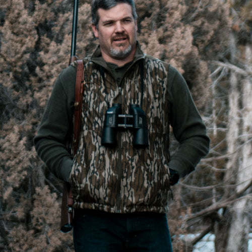 Men's Heated Hunting Vest - Mossy Oak® Bottomland Pattern