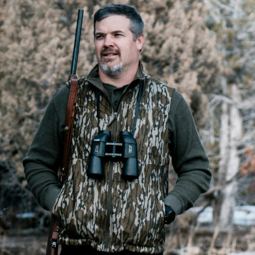 Men's Heated Hunting Vest - Mossy Oak® Bottomland Pattern