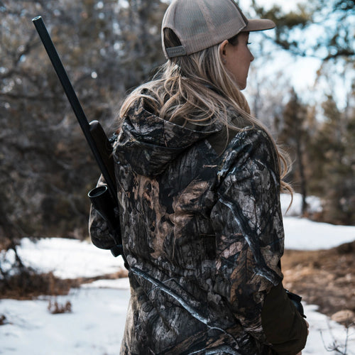 Women's Heated Hunting Jacket - Camouflage, Mossy Oak® Country DNA