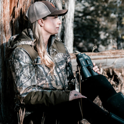 Women's Heated Hunting Jacket - Camouflage, Mossy Oak® Country DNA