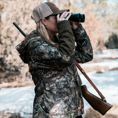 Women's Heated Hunting Jacket - Camouflage, Mossy Oak® Country DNA