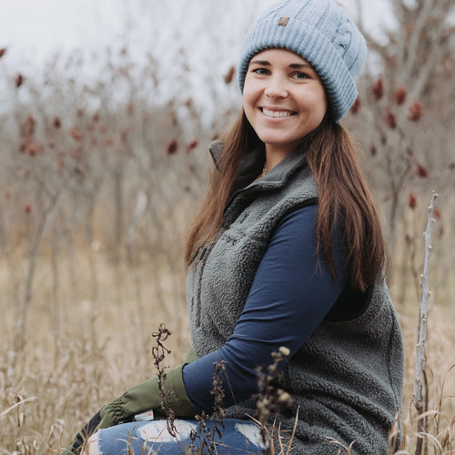 Women's Heated Recycled Fleece Vest