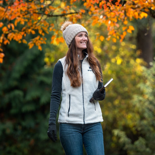 Women's Heated Recycled Fleece Vest