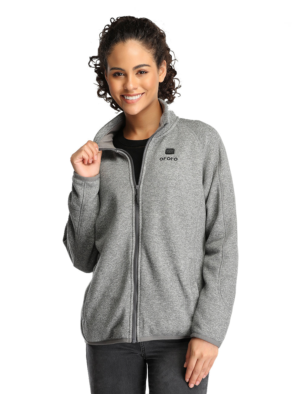 Heated fleece jacket women's on sale