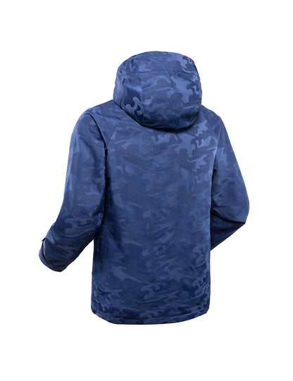 Women Camo Heated Jacket - Navy (Discontinued) - ORORO