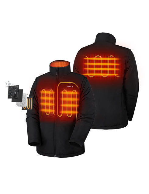 Four Heating Zones: Left & Right Chest, Collar, and Upper-Back ,view 2