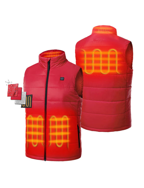 Four Heating Zones: left & right pocket, collar, upper back ,view 2