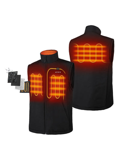 Left & Right Chest, Collar, and Upper-Back Heating