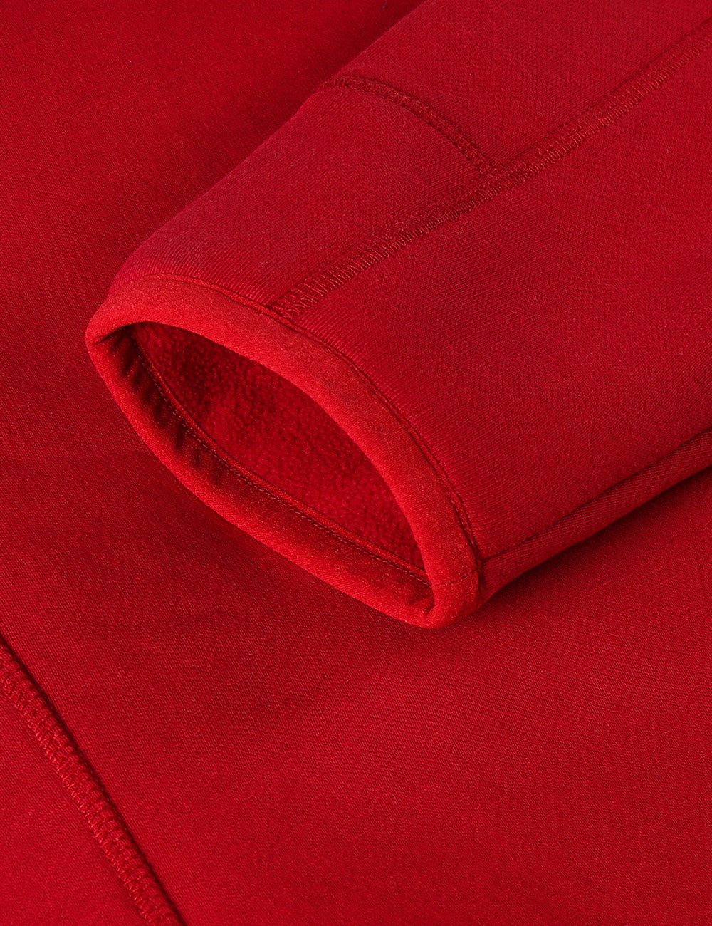 Men's Heated Full-Zip Fleece Jacket - Red