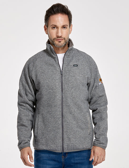 Final Sale - ororo x GearWrench® Men's Heated Fleece Jacket (Battery Set Not Included) view 2