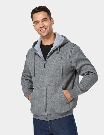 (Open-box) Unisex Heated Hoodie - Gray