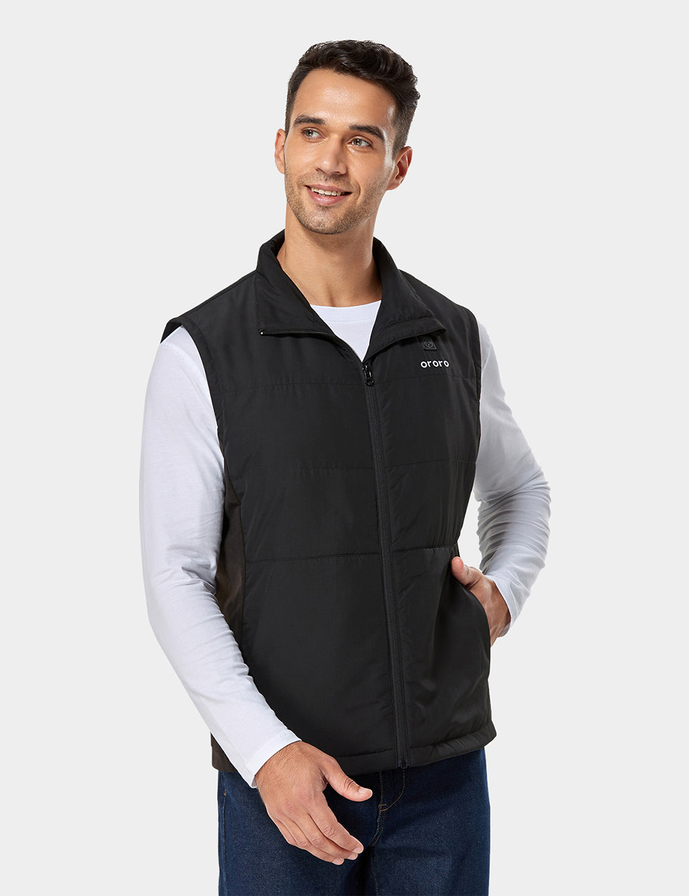 Men's Heated Golf Vest (with Zip-Off Sleeves)