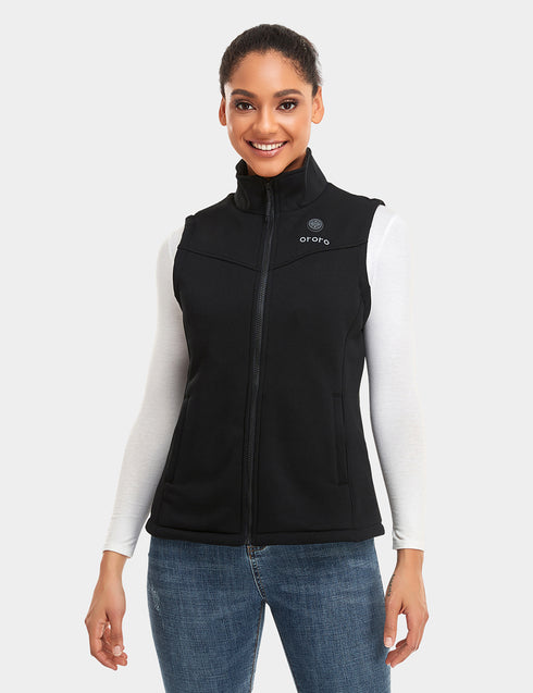 Women's Heated Fleece Vest ,view 1