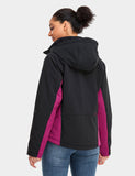 (Open-box) Women's Heated Jacket - Purple & Black