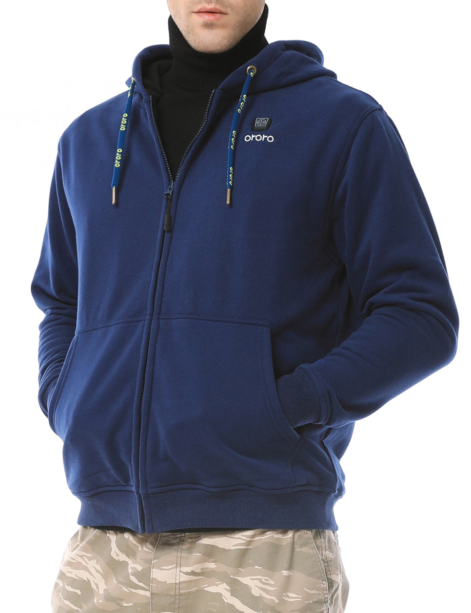 Unisex Heated Hoodie - Navy (Discontinued) - ORORO