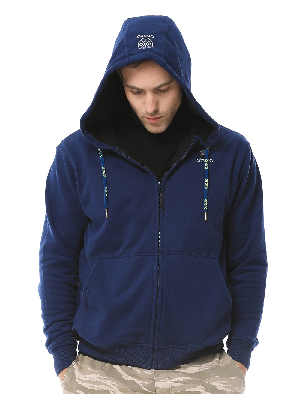 Unisex Heated Hoodie - Navy (Discontinued) - ORORO