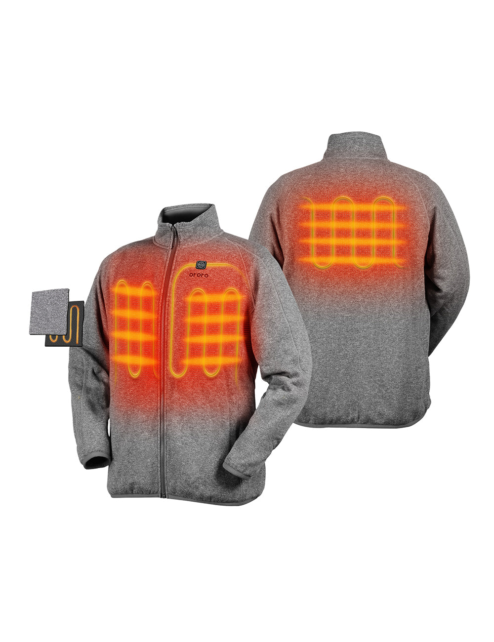 Heated fleece jacket best sale