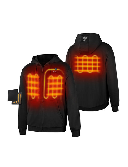 Three Heating Zones: left & right chest, upper back ,view 2