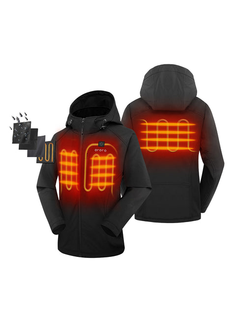 Heating on Left & Right Chest and Upper Back ,view 2