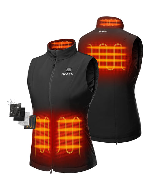 Four Heating Zones: left & right pocket, collar, upper back ,view 2